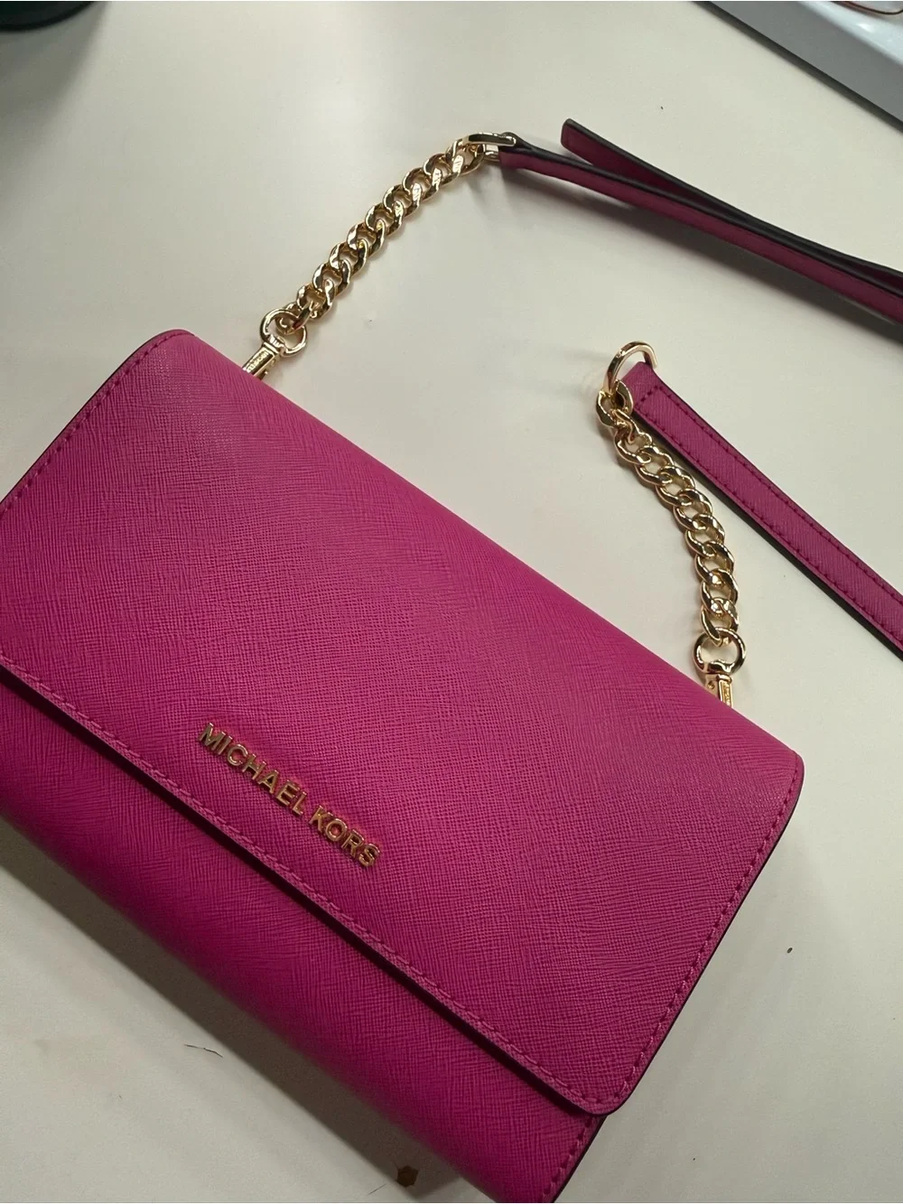 Michael Kors Pink purse with Card Case